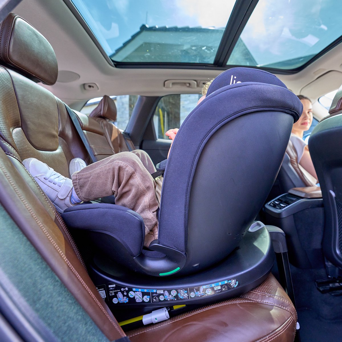 Lionelo Navy i-Size Autostoel 40-150 cm 360° Draaibaar ISOFIX thumbnail 5