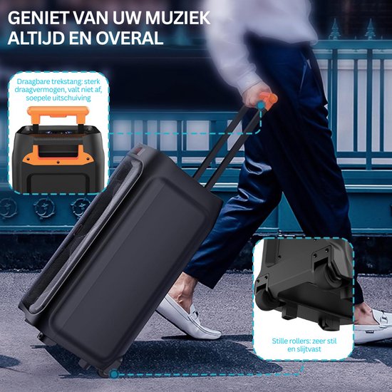 MKSS® Party Speaker - Bluetooth Box - Partybox — afbeelding 5