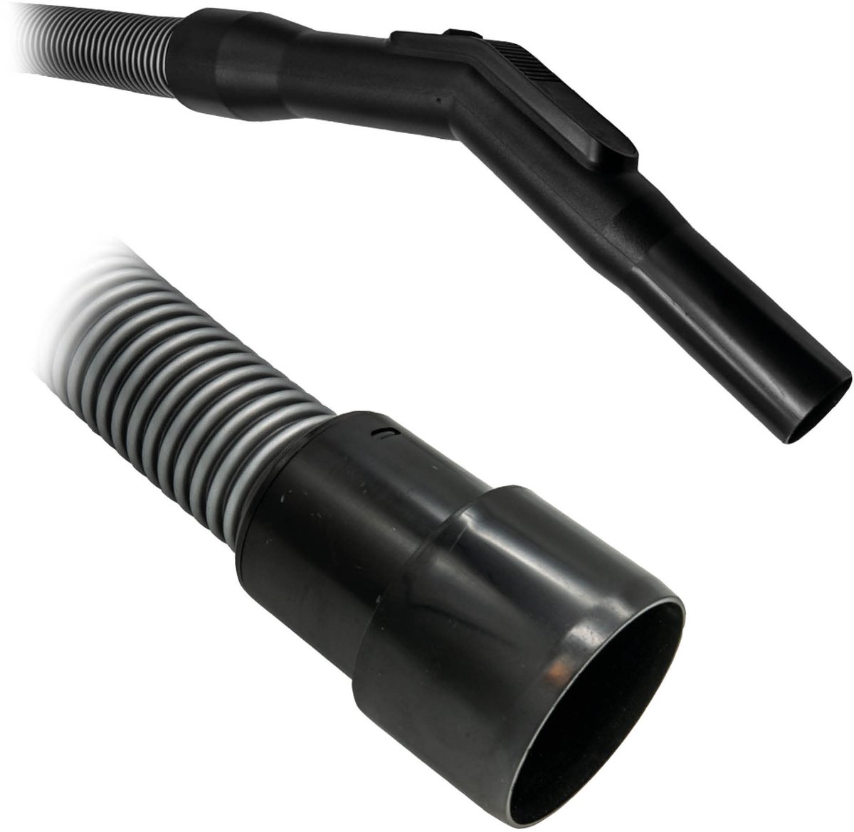 Multaparts® stofzuigerslang geschikt voor Nilfisk Aero / Buddy / Multi series & Rowenta Bully | 2 meter lengte | Compleet met stofzuiger wartel en pistoolgreep | Alternatief voor Rowenta RS-RB7991 en passend voor Nilfisk modellen