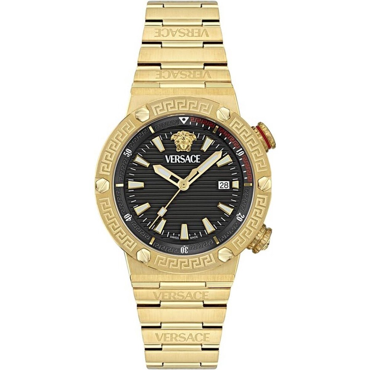 Versace - VE8G00624 - Polshorloge - Heren - Kwarts - Greca Logo Diver