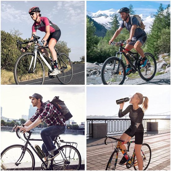 Bidonhouder Fiets - 7cm - Bidonhouders - Universele Bekerhouder - Fiets - Racefiets - Mountainbike - Racefiets & Mountainbike - Drinkbushouder Fiets - Cupholder Kinderwagen - Bekerhouder Rolstoel - Zwart — afbeelding 5