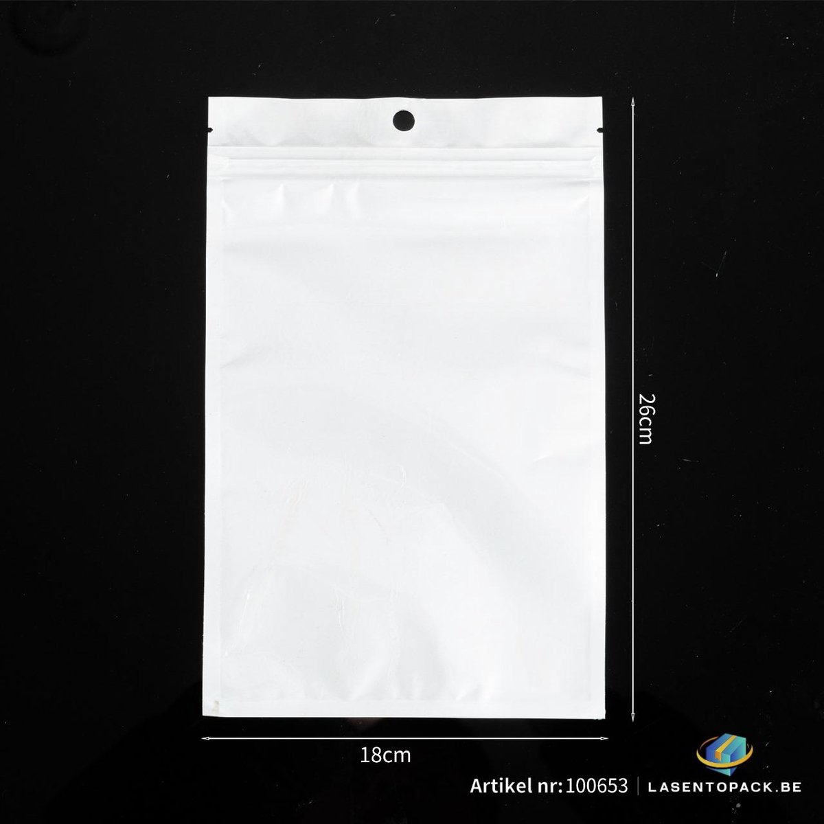 100x Reparatie Zakjes - Premium Gripzakjes (18cm x 26cm) – Zelfsluitende Sealbag Ziplock Zakjes
