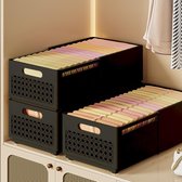 Allecto Plus - Set van 3 Opvouwbare Opbergbakken voor Kasten - Stapelbare Opbergdozen met Uitschuifbare Functie
