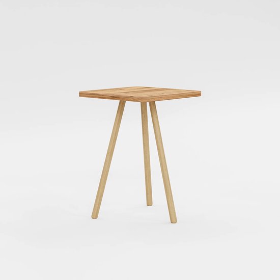 Nesttafel | Enkele vierkante bijzettafel,Pijnboom