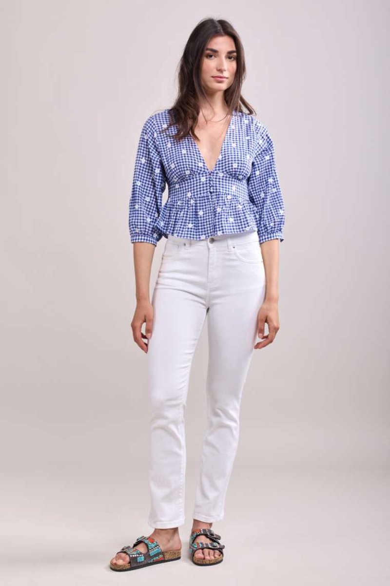 Toxik3 jeans - slim fit wit