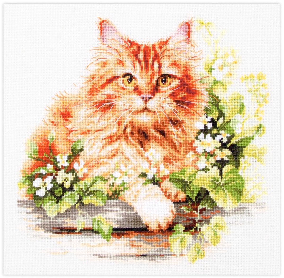 Borduurpakket The Ginger Cat - De rode Kat - Magic Needle - 070-022