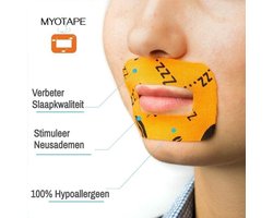 Myotape Mondtape – 90 strips - Anti Snurk Mouth Tape - Maat: Volwassenen (L)