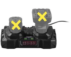 PARKSIDE® Dubbele accu-oplader 12 V - Vermogen: 150 W - Laadstroom: 2x 4,5 A