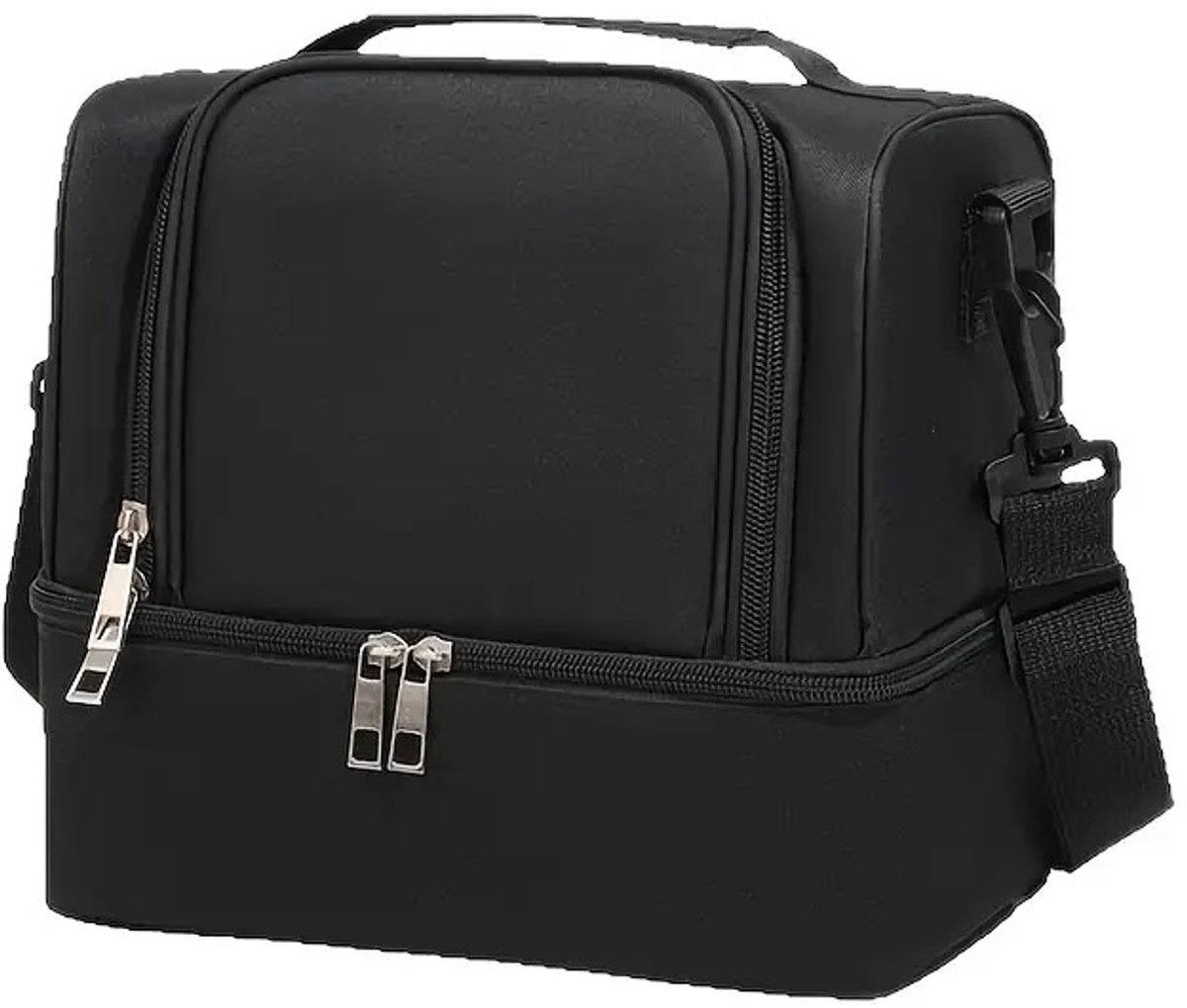 Sjtoer - Koeltas - Lunchtas - Zwart - Geïsoleerde lunchtas - Waterdicht - draagbare Thermo tas - Thermo -Geïsoleerde Koeltas - 14 liter - draagbaar
