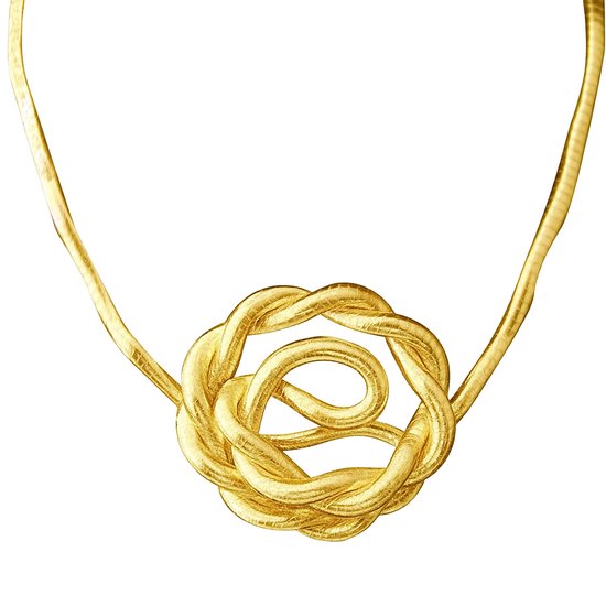 Collier serpent pliable SENO – Or – Chaîne Tuyaux – ​​Réglable – Choker Design serpent – ​​Bijou flexible 2 en 1