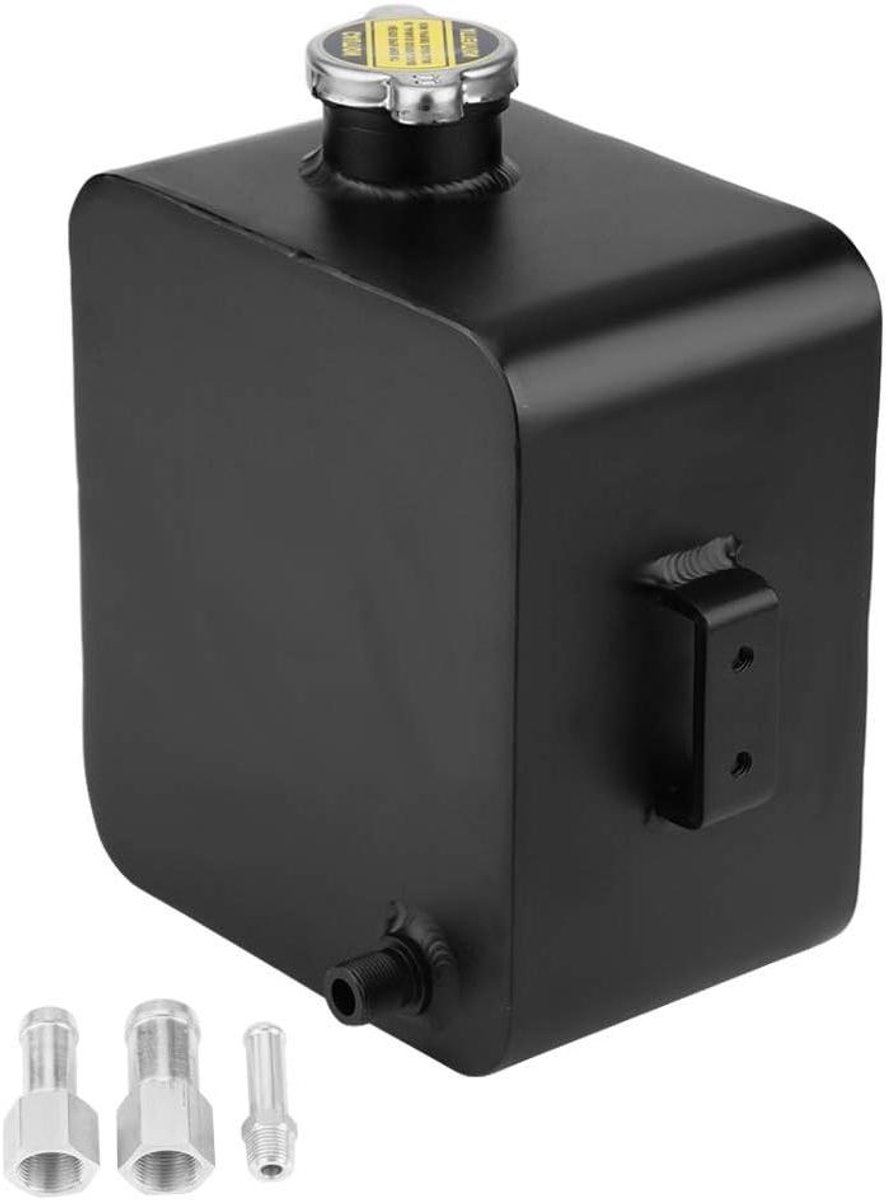 Universeel Motorkoelvloeistof Reservoir - 25 Liter Aluminium - Inclusief Dop - Voor Auto en Motor - Duurzaam en Lichtgewicht