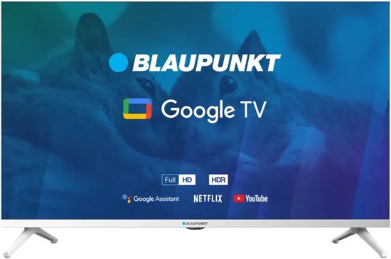 Blaupunkt 32″ Full HD LED TV 1920×1080 250cd/m² HDR10 Dolby Audio Bluetooth VESA 200×200 mm