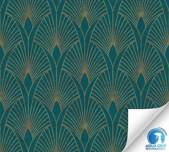 Papier peint Art Déco | Graphisme - Tapisser sans colle ! - AS Création WOW Designdrop