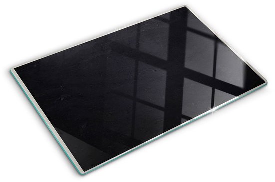 Planche De Cuisine En Verre Trempé Tulup 80x52 Cm - Décor Pomme & Eau - Rouge Moderne