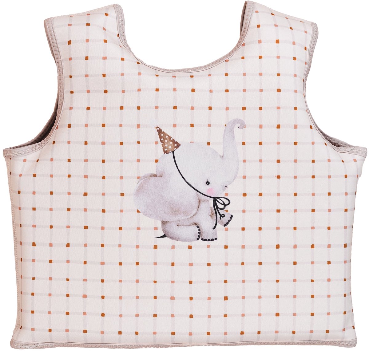 Mrs Ertha Puddlies Zwemvest/Drijfvest - 3-6 jaar - Organic Squares