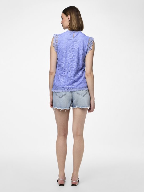 Top Femme Sans Manches Bleu Rayé - Marque Holly Collection Paris - Taille 36 - Coupe Ajustée - Occasion Très Bon état