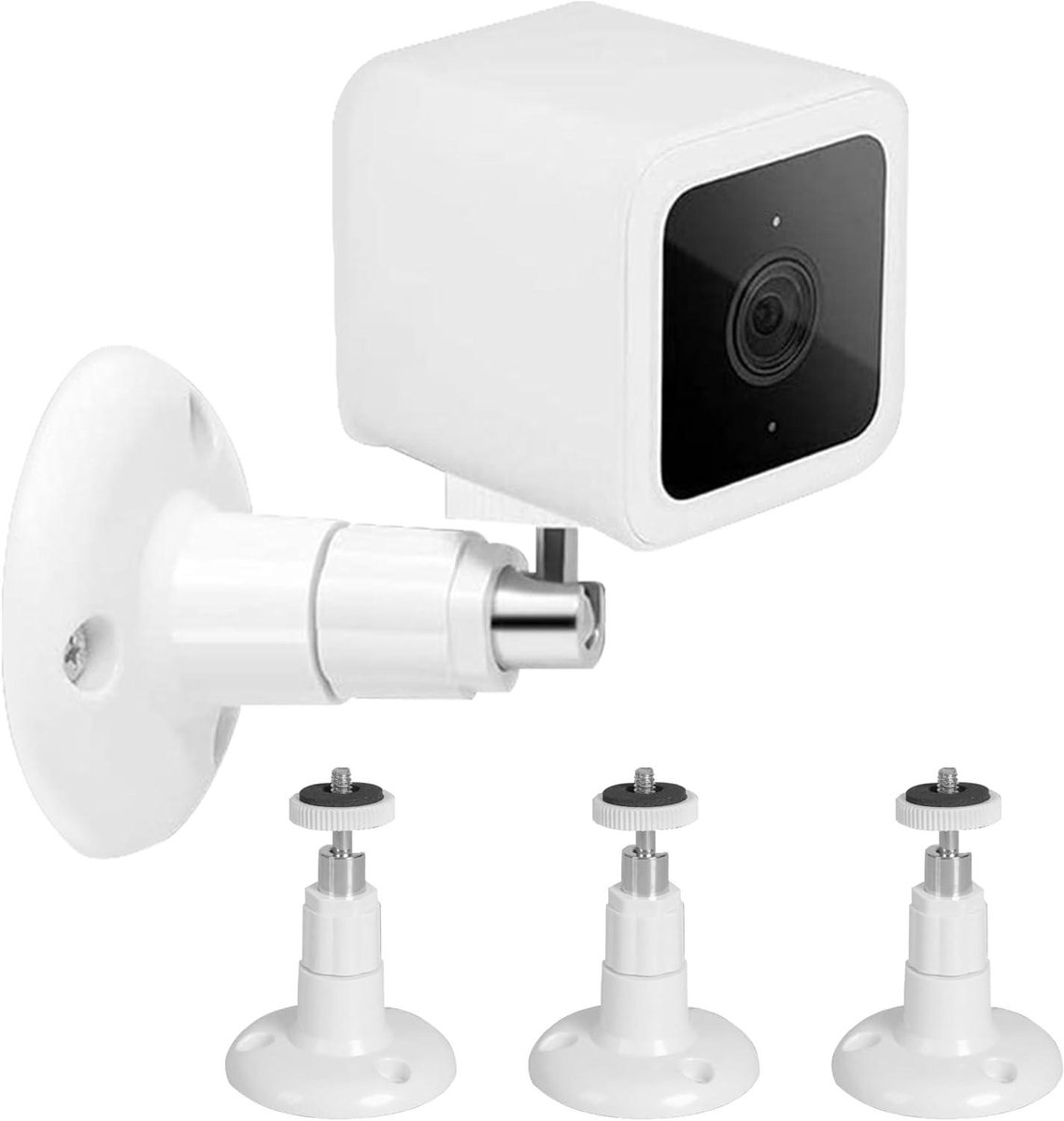 Inovra Plus - Aanpasbare wandhouder voor Ring beveiligingscamera's - 360° verstelbare houder - Set van 3 stuks