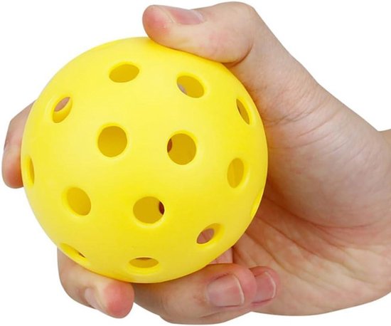 Allecto Plus - 6Pack Pickleball Ballen voor Buitengebruik met 40 Gaten - Set van Ballen Voorbal Oefening Huisdieren - Duurzame Materialen - Onmisbaar voor Pickleball Enthousiastelingen van Allecto Plus — afbeelding 5