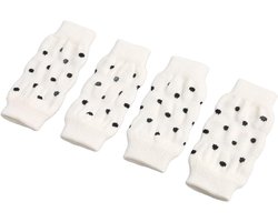 Allecto Plus - Hond Verband 4-Delig Elleboog Bescherming Schattige Tips Comfortabel Zeer Elastisch Vuilafstotend Huisdier Bescherming Warm Kniekussens ter Bescherming van Hondenpoten Wonden M Zacht