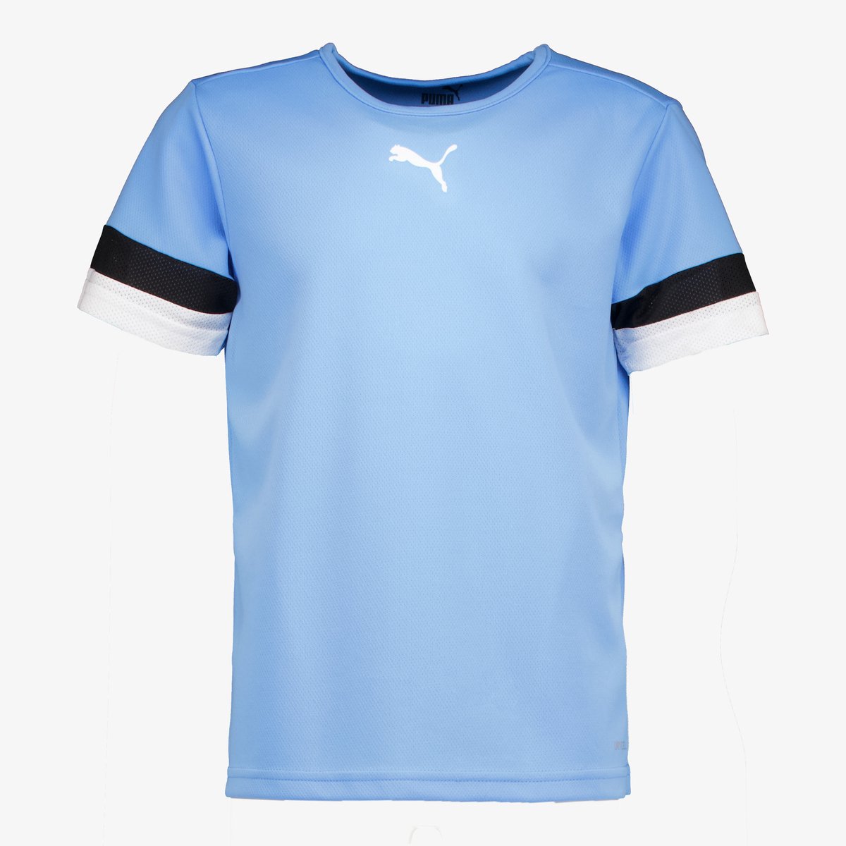 Puma Teamrise Shirt Korte Mouw Kinderen - Hemelsblauw | Maat: 140