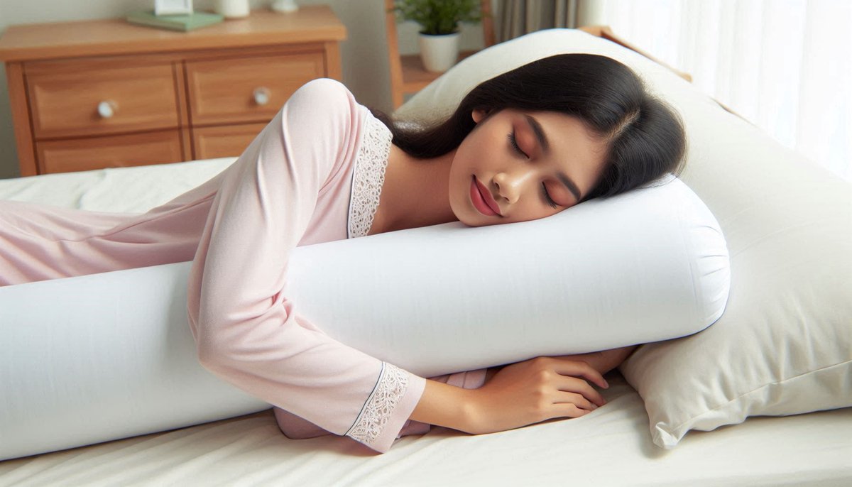 Guling Gulindo XLarge: 125xØ~25-26cm, Medium 1250gr. met bij-vulrits. Synthetisch katoen vulling Voor Rug- en Zijslapers. 100% Vegan en Halal. Goeling, Bantal Pollo, Indisch, Moluks,Bolster,Bodypillow#