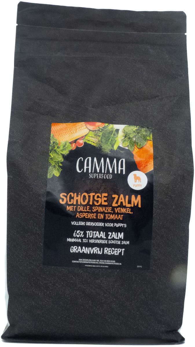 Camma Superfoods - Schotse Zalm Puppy 2kg