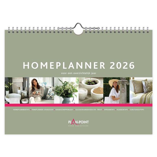 Plan-Point Homeplanner 2026 - Familieplanner - Weekkalender - A4