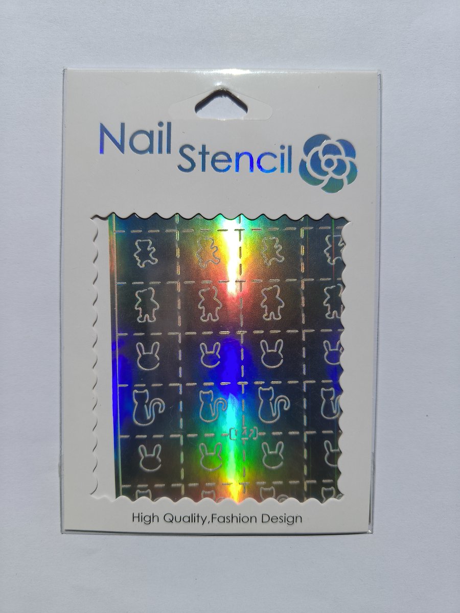 Nagel sjabloon - nagel sjablonen - nail stencil - herbruikbare sjablonen voor nail art en manicure - Nail stencil set assorti – sjablonen voor nail art en manicure - nagelaccessoires