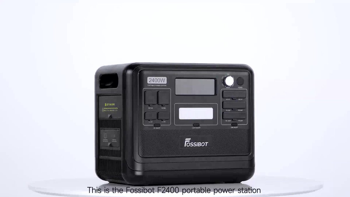 FOSSiBOT Opvouwbare Handkar Voor F2400 Powerstation - Compacte Trolley Met Wielen