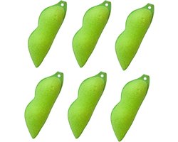 6 Pieces Bean Bottle Cleaning Sponge, Sponge Cleaning Brush, Sponge Bottle Cleaner, Beans, Pea Shape Kitchen Sponges, Magic Beans, Bottle Cleaner, Bottle Cleaning Sponge