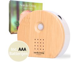 Vogelgeluiden Huisje met Sensor - Incl. Batterijen en 5 Natuurlijke Geluiden - Vogelhuisje Met Geluid - Zwitscherbox - Vogelgeluiden Huisje Voor op Toilet