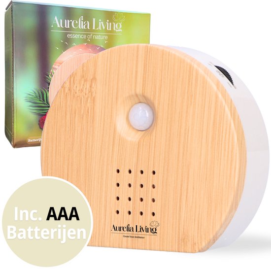 Aurelia living© - Maison sonore pour oiseaux avec capteur - Incl. Piles et 5 sons naturels - Nichoir sonore - Zwitscherbox - Nichoir sonore pour les Toilettes