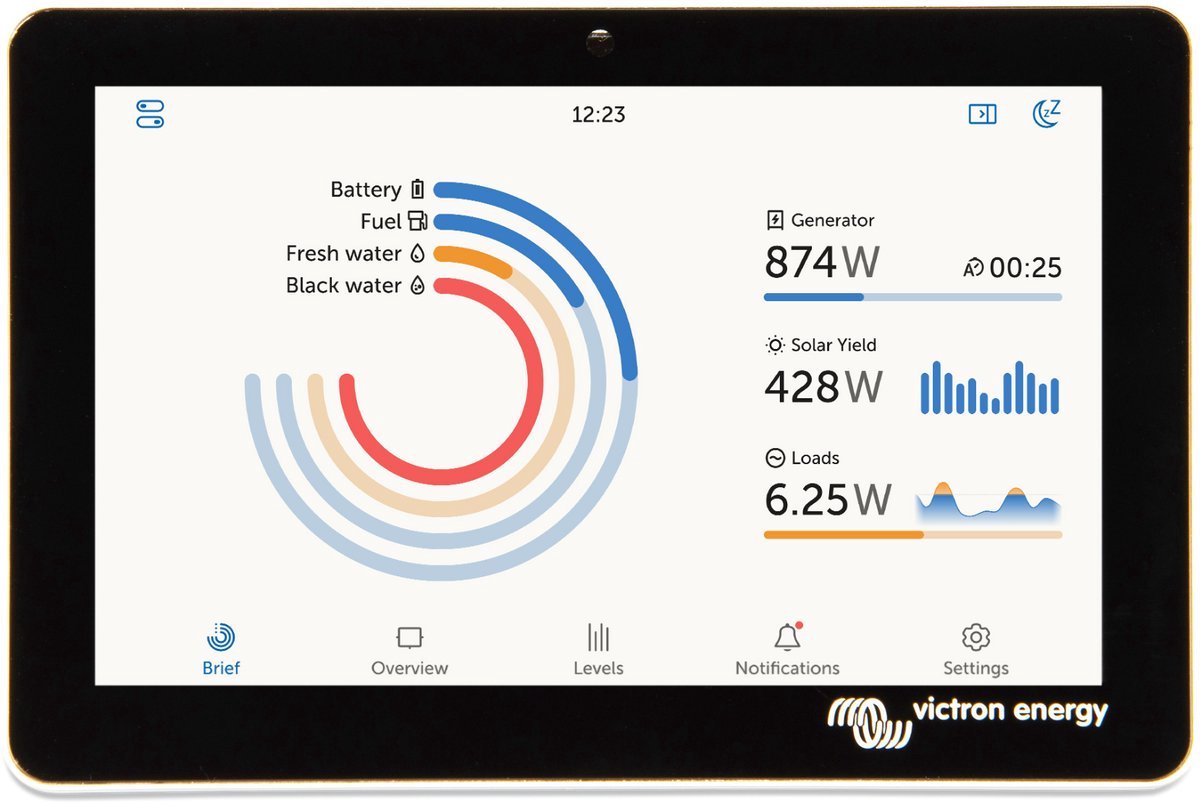 Victron GX Touch 50 flush - display voor Cerbo GX | BPP900455150