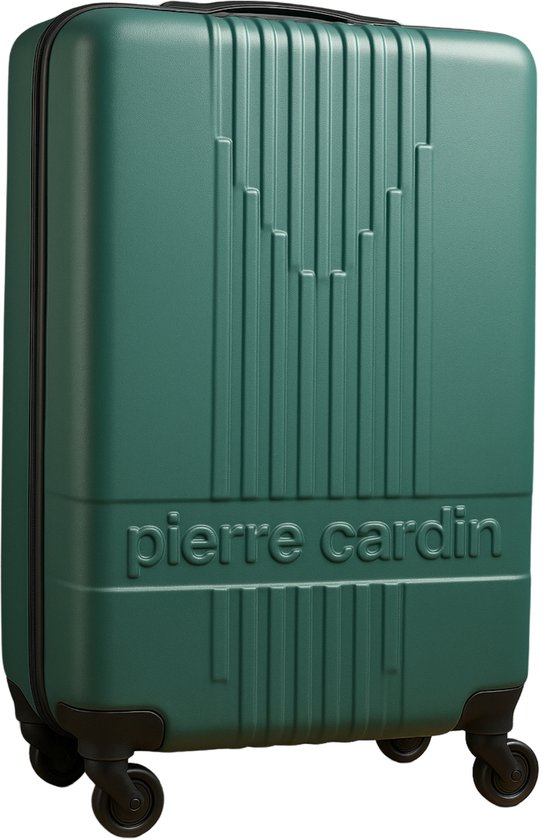 Set 3 Valises Rigides Pierre Cardin Alpha – Cabine 35L, Moyenne, Grande – 8 Roues, Cadenas, Extensible – Bleu Métallisé - 4