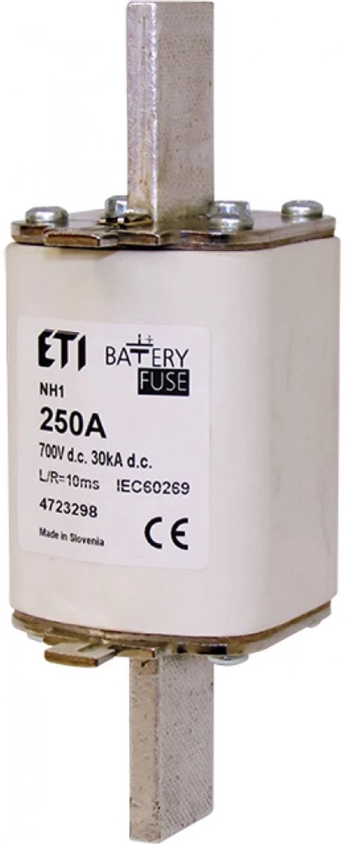 ETI Zekering NH1 gBat 250A/550Vdc