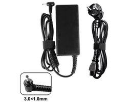 Laptoplader - Voedingsadapter - Adapter - Geschikt voor: Asus Transformer Book / Zenbook, Acer Chromebook / Aspire One / Iconia Tab& Samsung ATIV Book / Slate - 19V 2.37A - Oplader - 3.0 x 1.0 mm Plug