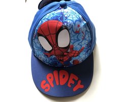 Spiderman - Spidey - Pet/Cap - 53 cm - voor 2-8 jaar - Blauw.