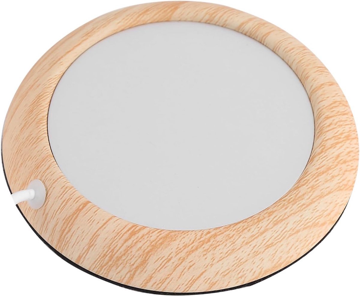 Nixnix® - Warm houd onderzetter Hout - Cup Warmer met USB Aansluiting
