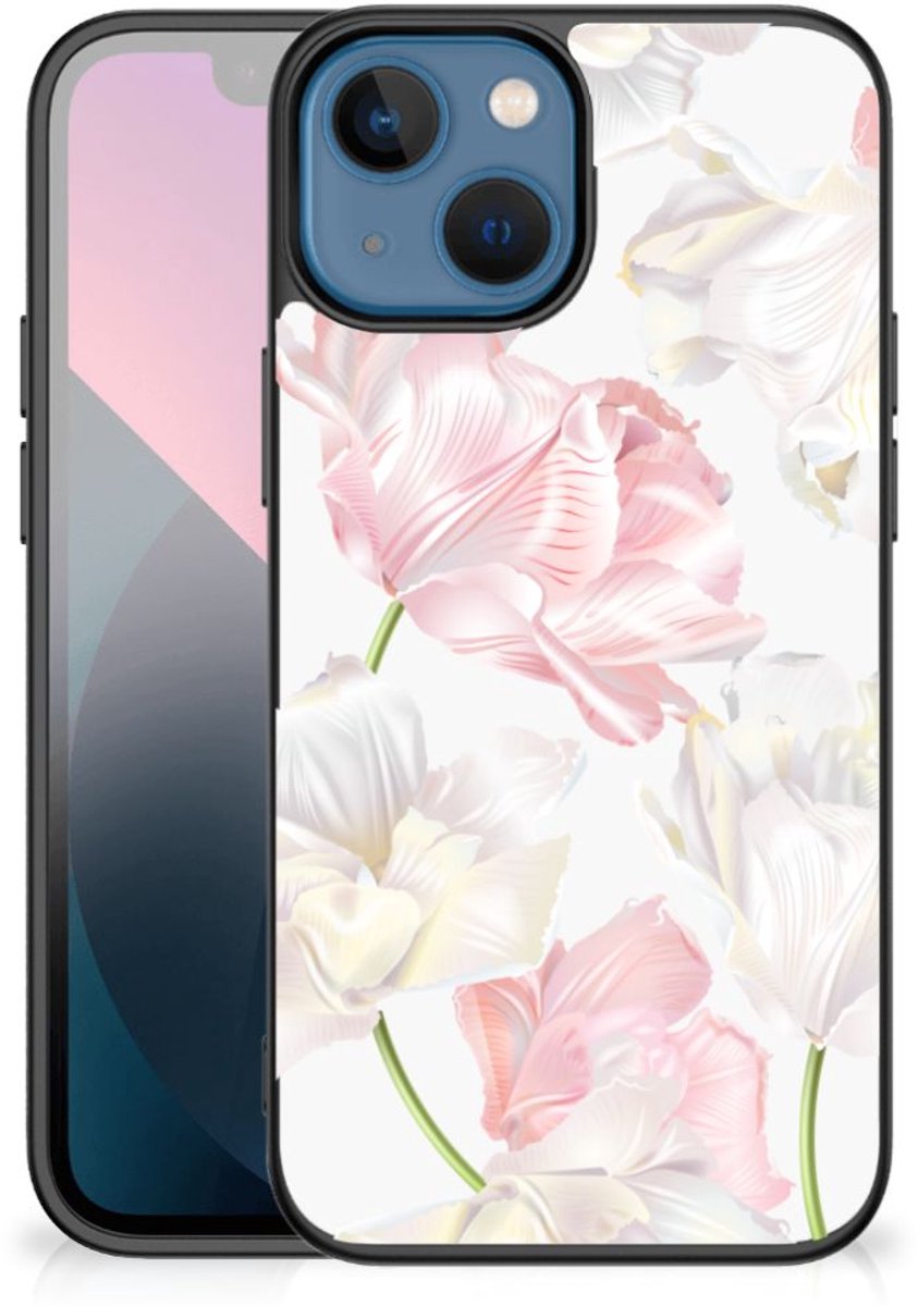 Apple iPhone 13 mini Bloemen Hoesje Lovely Flowers