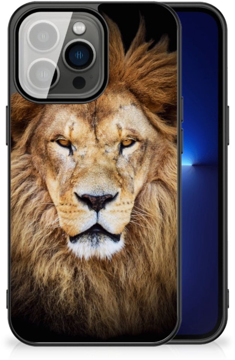 iPhone 13 Pro Dierenprint Telefoonhoesje Leeuw