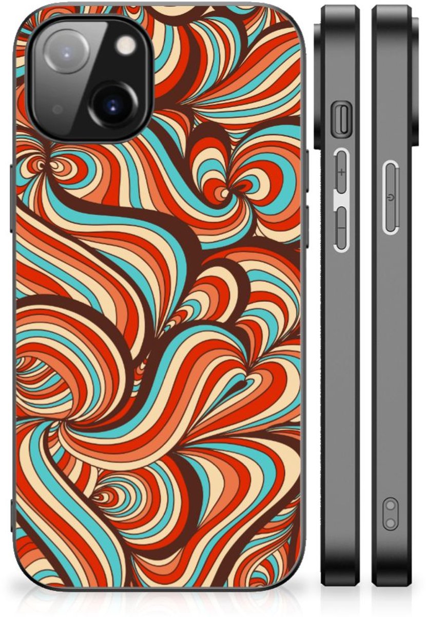 Apple iPhone 13/14 Leuk Telefoonhoesje Retro
