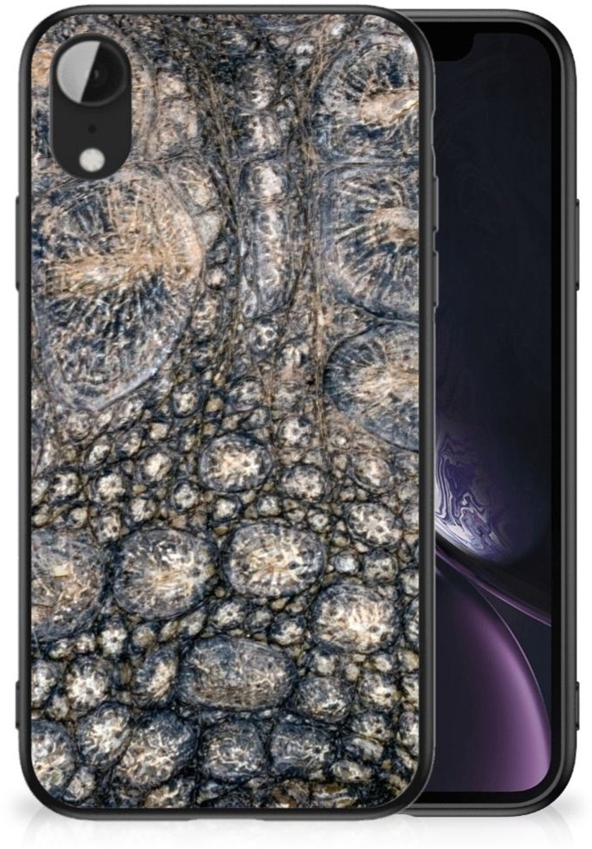 Apple iPhone XR Dierenprint Telefoonhoesje Krokodillenprint