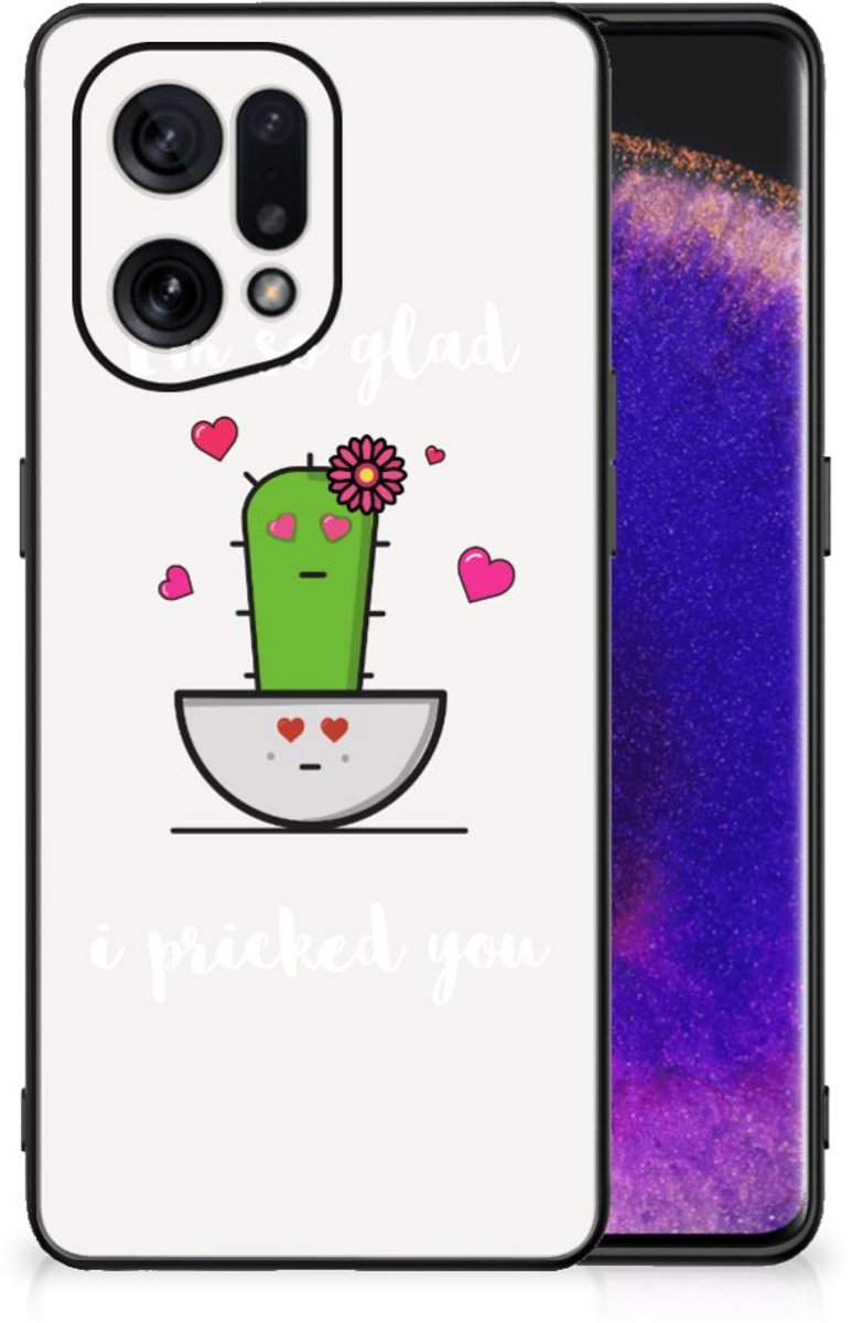 OPPO Find X5 Hoesje Cactus Glad