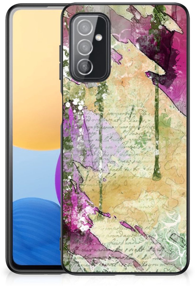 Kleurrijke Telefoonhoesje Samsung Galaxy M52 Letter Painting