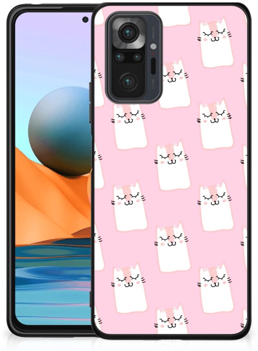 Back Cover voor Xiaomi Redmi Note 10 Pro Dierenprint Telefoonhoesje Sleeping Cats