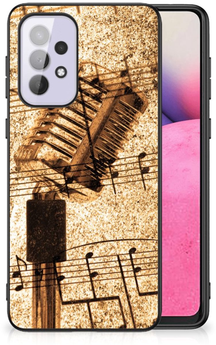 Samsung Galaxy A33 5G Silicone Back Case Bladmuziek