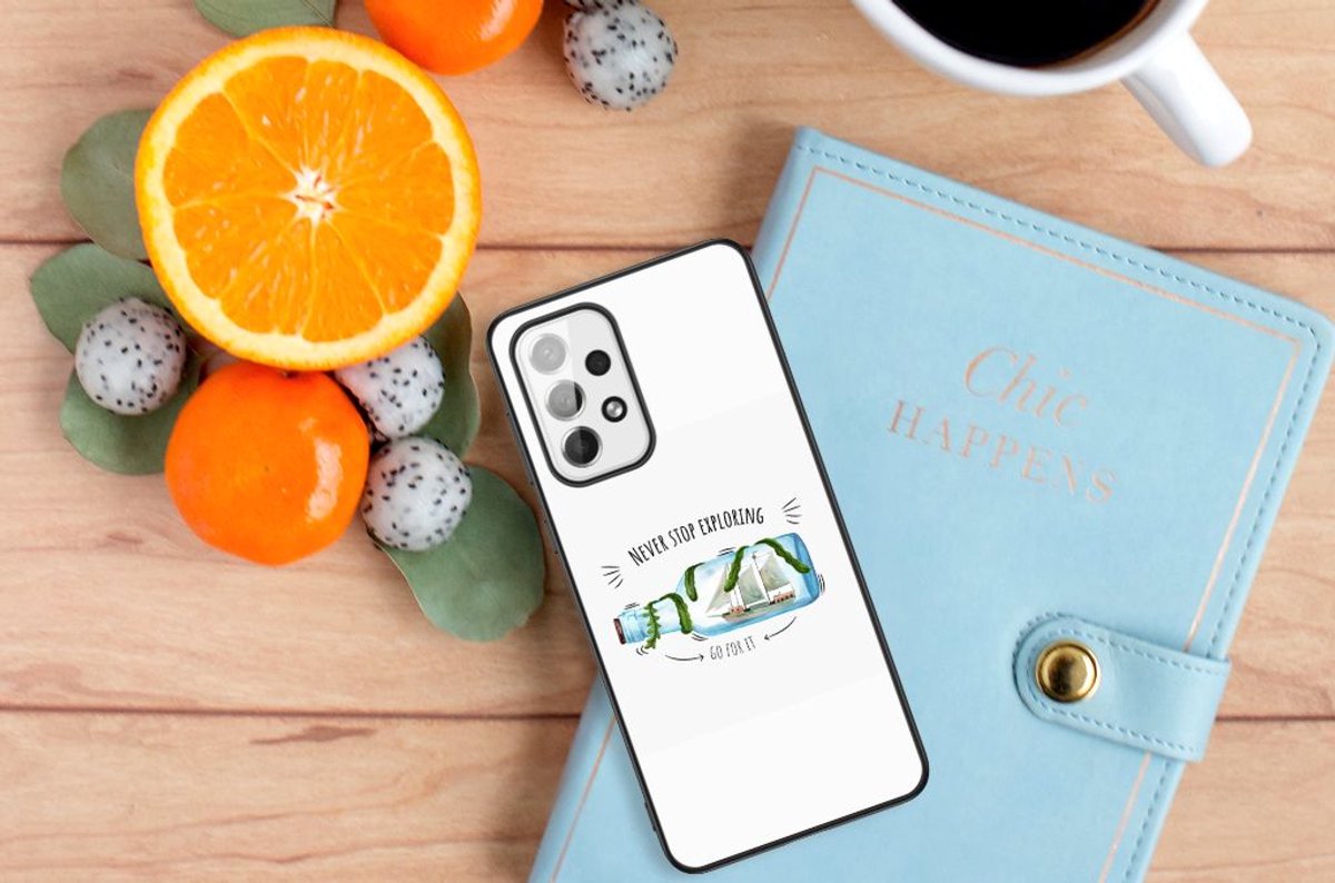 Samsung Galaxy A73 Hoesje Boho Bottle
