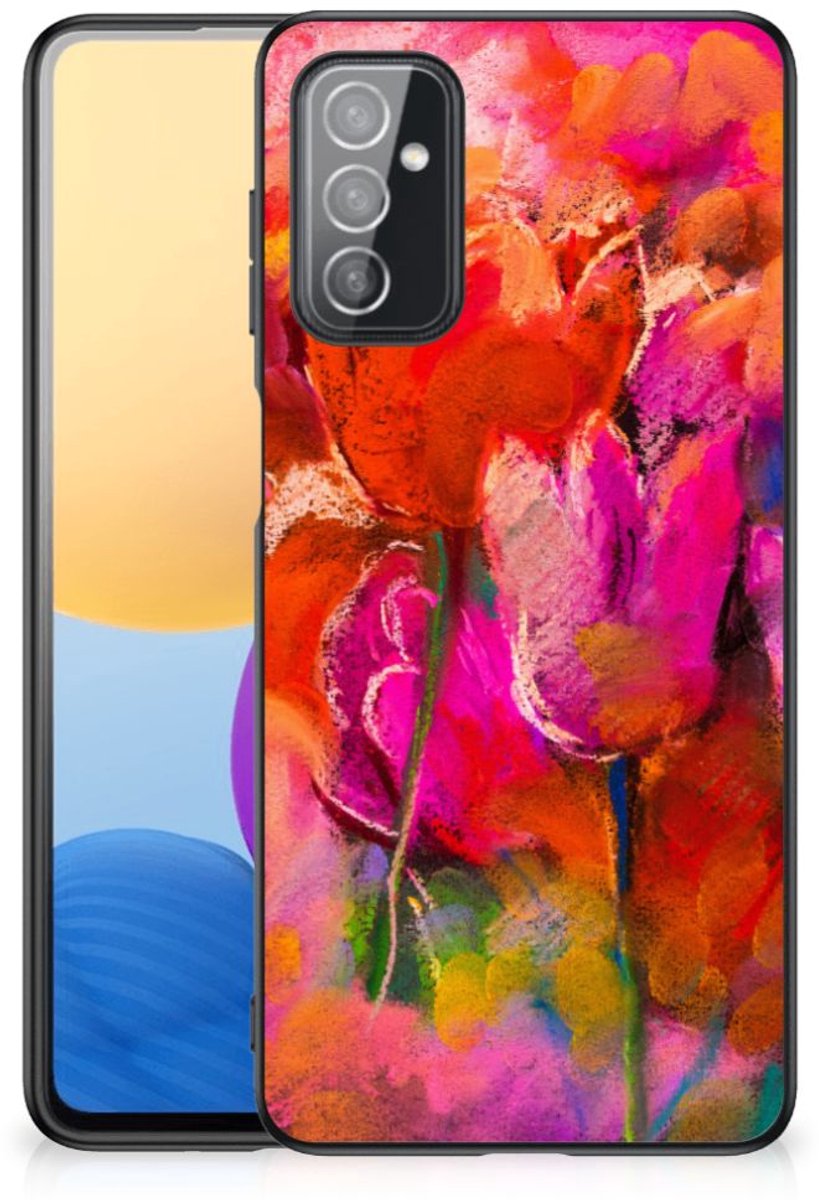 Kleurrijke Telefoonhoesje Samsung Galaxy M52 Tulips
