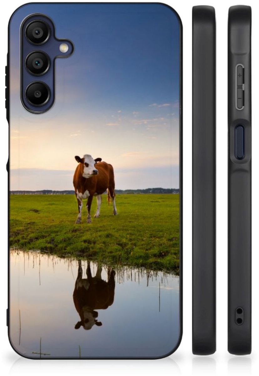 Samsung Galaxy A15 Dierenprint Telefoonhoesje Koe