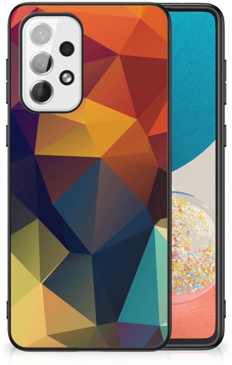 Samsung Galaxy A73 Backcover Polygon Color